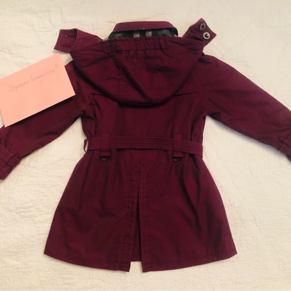 Size 4 kids burberry AUTHENTIC trench coat - Picture 3 of 9